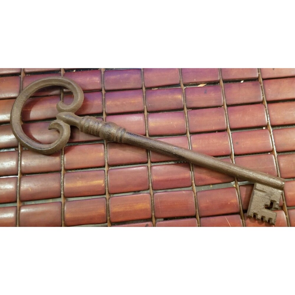 Giant Cast Iron Skeleton Key 13"x3.75"